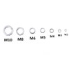 Guard4U 500Pcs 7-Size Stainless Steel Split Lock Washers Assortment Kit,