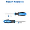 ROTATION 2-Piece Magnetic Screwdrivers Set with Nichrome tip, 1 Phillips