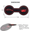 LSAUTO Compatible for Ford Mustang Mach-E Car Cup Holder Coaster,