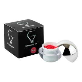 Plastilina Gel Diseño 3 D Para Uñas 6 Gr. Color Rojo