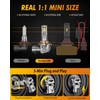 9005 LED Bulbs, 126,000LM 1800% Brighter 6500K Cool White, Plug