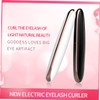 FOMIYES 3sets Electric Eyelash Curler Hot Lashes Curler Clip Professional