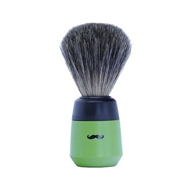 Shaving Brush- Pure Badger- 21mm- Hand Made in Germany (Green/Black)