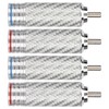 4Pcs RCA Sound Plug Chrome Plated Welding Phono RCA Male