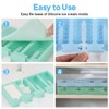 Popsicle Molds Set of 2, Homemade Silicone Popsicle Molds 8-cavity,