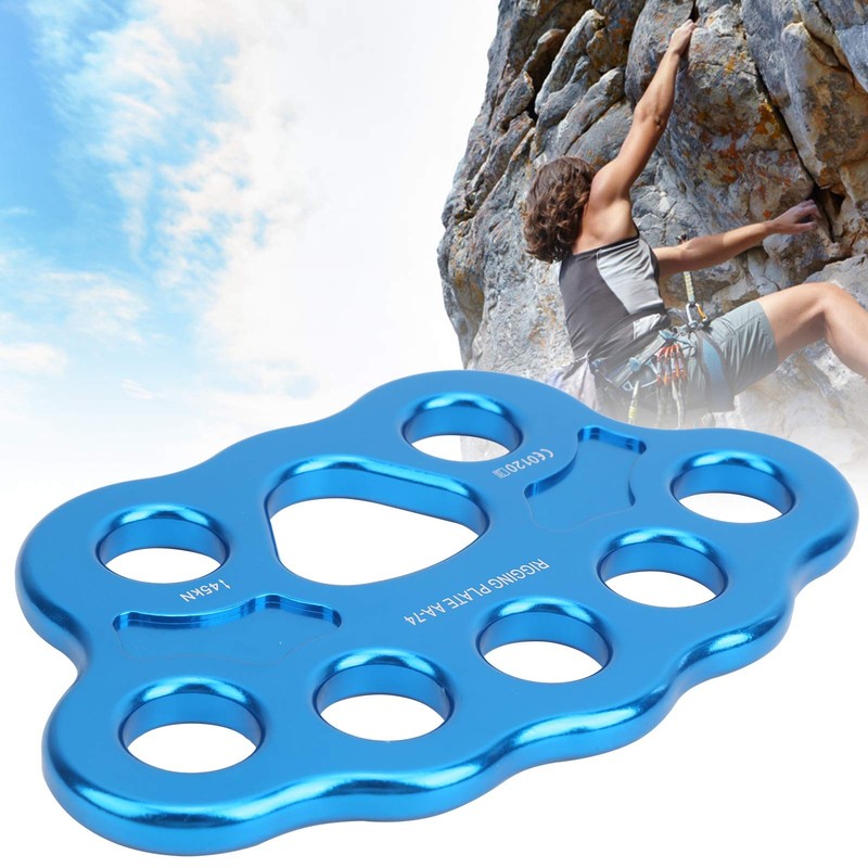 Fudax 45KN Rigging Plate, Corrosion-Resistant Rigging Plate for Climbing for