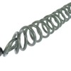 ORANGE Coil Lock Leash Anti-Theft Wire Lock 150634 4004 (Black/FF/Men's,