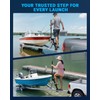 Boat Trailer Steps with Handrail Heavy-Duty Boats Boarding Step Ladder