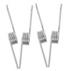 SUPVOX 4pcs Stainless Steel Torsional Springs for Trash Can Lid
