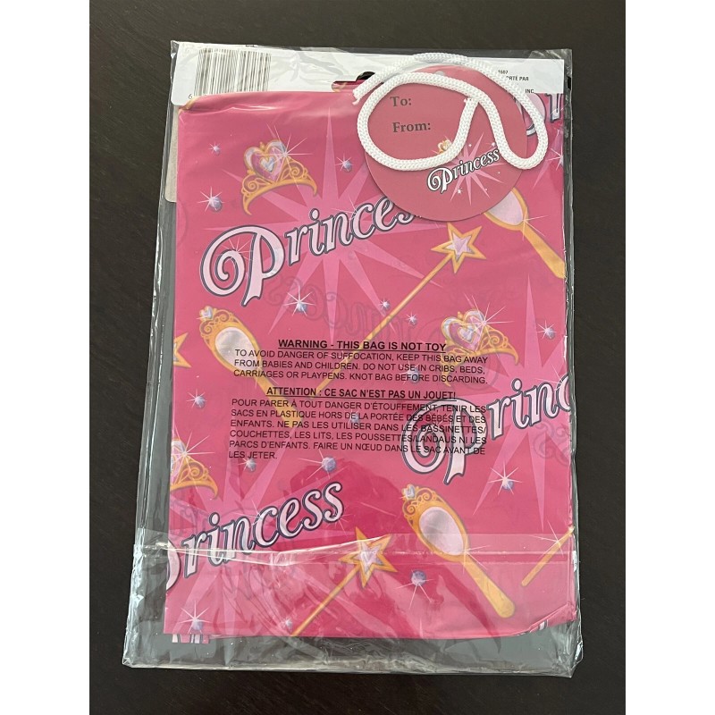 NEW Voila 36" x 44" Princess Giant Pink Plastic Birthday