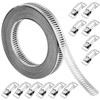 QWORK® 304 Stainless Steel Adjustable Hose Clamps, Hose Clamps 5