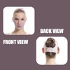 CCAIPU Facelifting Stickers, Breathable, Lightweight Ice Silk V-Face Harnesses (Purple)