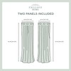 Exclusive Home Cabana Stripe Indoor/Outdoor Light Filtering Grommet Top Curtain