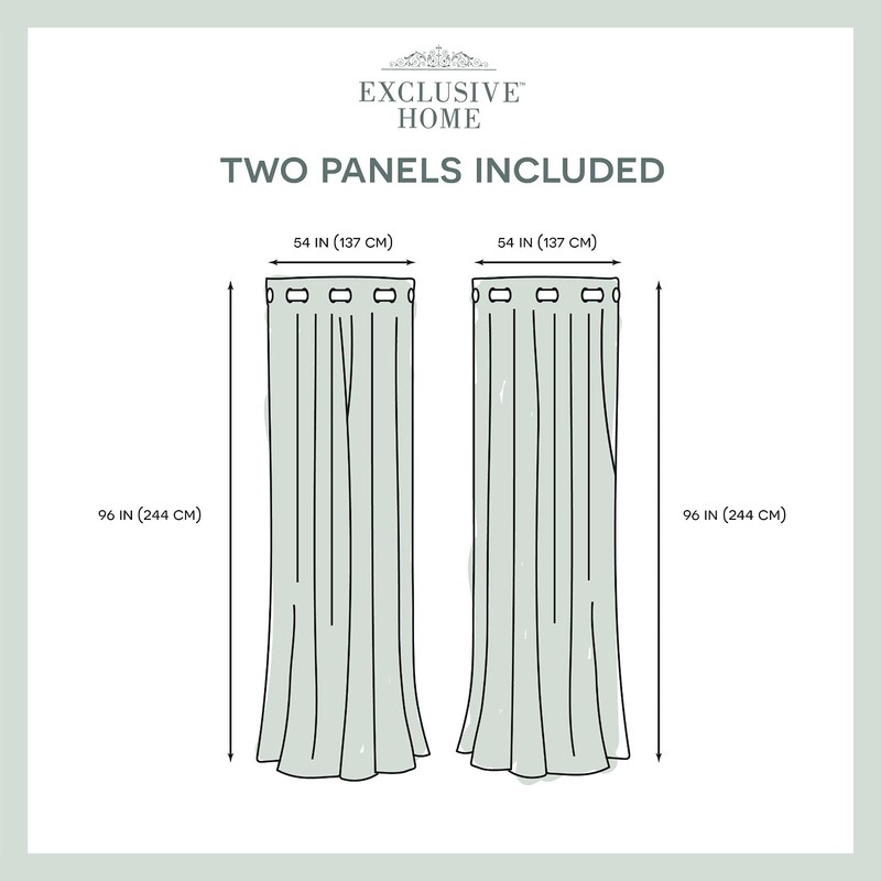 Exclusive Home Cabana Stripe Indoor/Outdoor Light Filtering Grommet Top Curtain