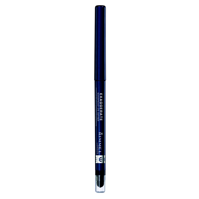 Rimmel London Exaggerate Waterproof Eye Definer Eyeliner, Highly Pigmented, Long-Wearing,