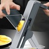 Handheld Vegetable Cutter Rotating Manual Kitchen Lemon Potato Grater Chopper