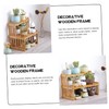 BESPORTBLE 1pc Flowerpot Stand Wooden Plant Shelf for Office Home