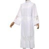Catholic Church Priest ALB White Linen Lace Pleated Costume Vestment