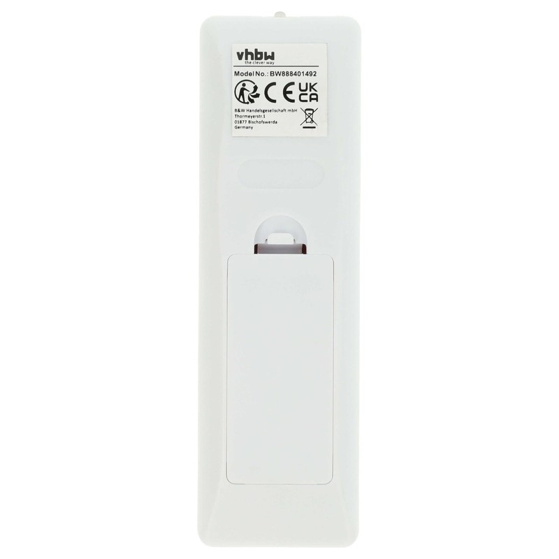 vhbw Remote Control Compatible with BenQ TH530, TH535, TH681, TH682ST,