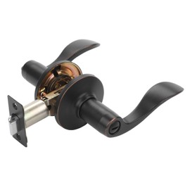 Dynasty Hardware V-HER-30-12P Heritage Lever Privacy Set, Aged Oil Rubbed Bronze, Visual Pack