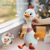 TUMAMA Talking Dancing Duck Toy - Soft Plush Electronic Pet