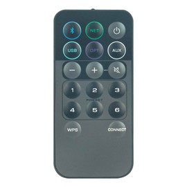 VINABTY ZS38940 Remote Control Replacement for Yamaha Speaker System NX-N500 NX-N500BL NXN500 NXN500BL ZS38940 NX-N500B NX-N500S NXN500B NXN500S