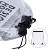 BSITSSS 3 PCS Clear Drawstring Gym Bag, Clear Drawstring Bag,