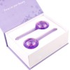 2Pcs Ice Facial Rollers Crystal Ball Refreshing Beauty Massager Roller