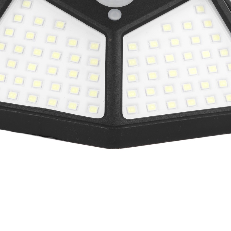 2 Pcs Solar Motion Sensor Light 4 Sided 100 LEDs