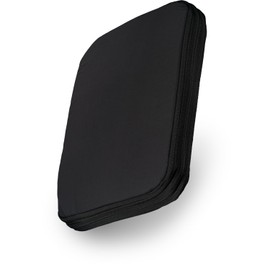 Travel Compression Bag, Travel Pouch, Compression Bag, Travel (Compression with Just Zipper, 4 Sizes, 11 Colors x Various Uses), Black, S