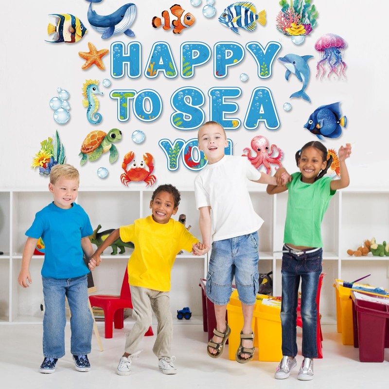 Ocean Bulletin Board Decorations - Ocean Theme Classroom Decorations Underwater