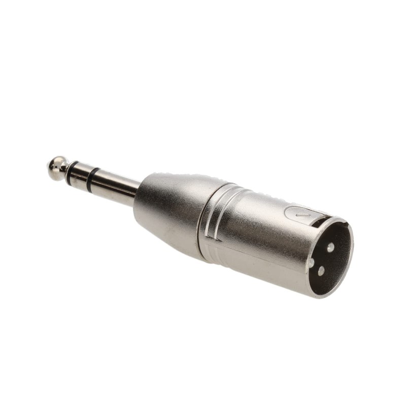 kenable XLR Male Plug 3 Pins to 6.35mm TRS Balanced
