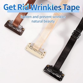 GGUFAY 3er-Pack Zugbänder, unsichtbare Haargummis zum Hochziehen für Kinn, Hals und Augen, wiederverwendbare Zugbänder, elastische geflochtene Nylonbänder