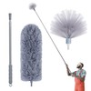 IVYROLL Cobweb Duster with Extension Pole, Spider Web Brush &