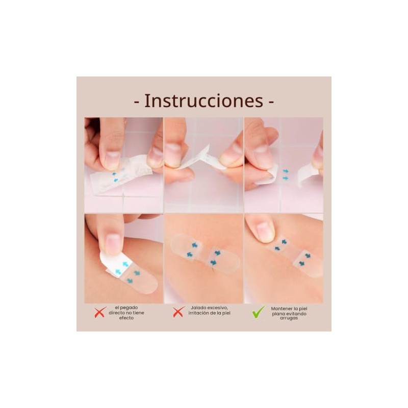 Cinta de elevación facial, cinta de elevación facial invisible 120