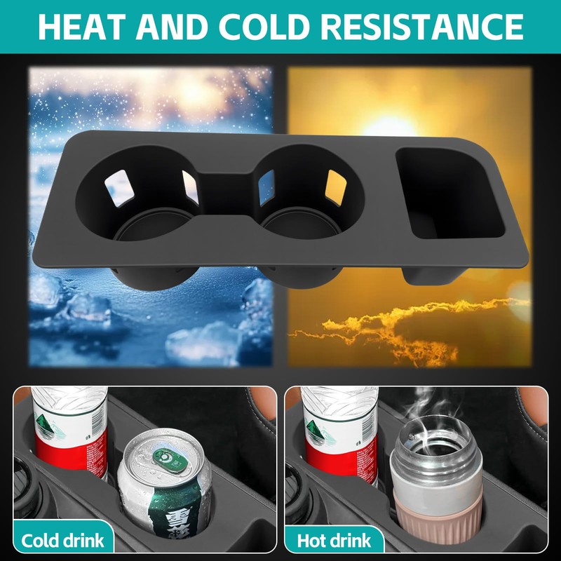 OUSUWO Cup Holder Organizer Compatible with 2022 2023 2024 2025