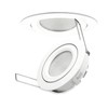 Isoled Warm White Round LED Recessed Downlight, White, 8 W,