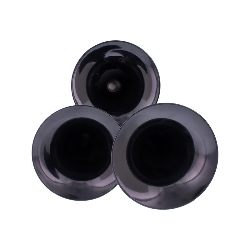 United Pacific 46127 Black 3 Trumpet Train Horn, 12V Heavy-Duty