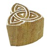 Knitwit Celtic Triangle Indian Wood Block Art Handcarved Textile Stamp