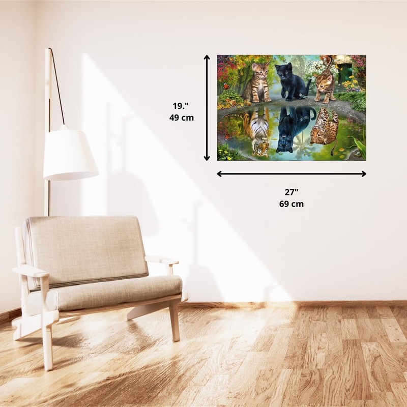 Schmidt Spiele 57392 Dream Big Cats 1000 Piece Jigsaw Puzzle