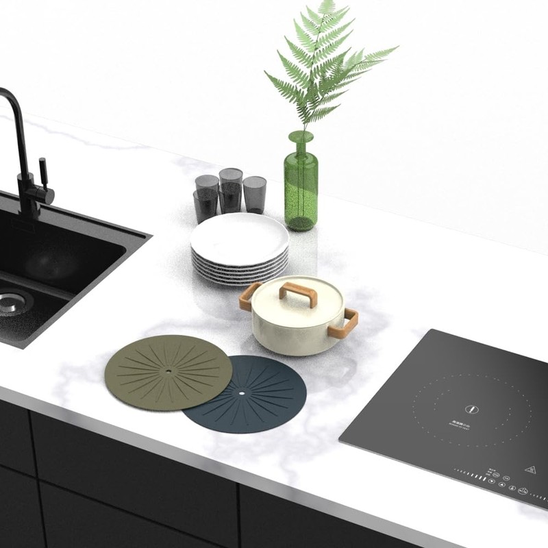 Induction Cooktop Protector 10" (26cm), Induction Cooktop Mat - Silicone