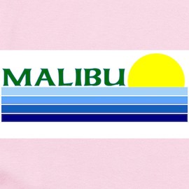 CafePress Malibu, California Infant Bodysuit Cute Infant Bodysuit Baby Romper Petal Pink