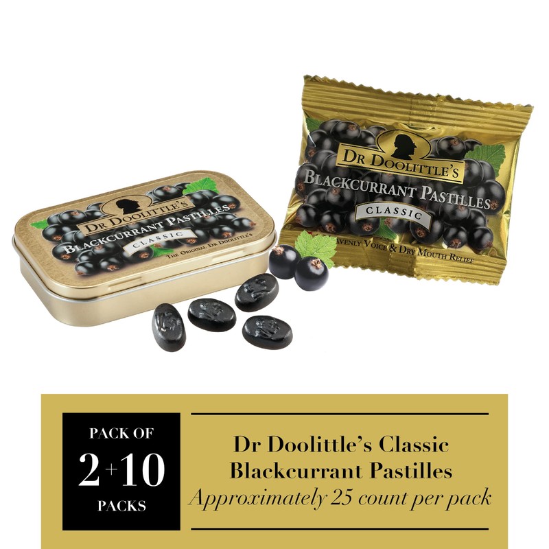 Dr. Doolittle’s Classic Soft Fruit Pastilles for Voice and Throat,