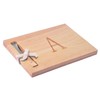 Miicol Wood Charcuterie Board, Monogram Cheese Board 10 Inch, Personalized