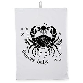 Hippowarehouse gemini baby Tea Towel Eco Printed Dish Cloth Kitchen accessory 50cmx70cm 100% Cotton