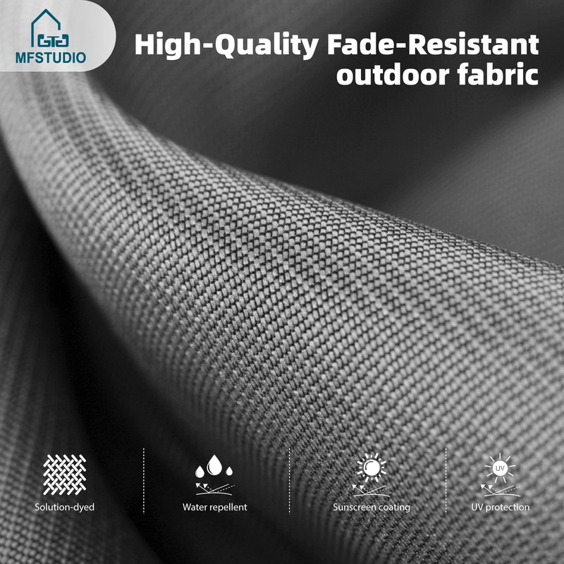 MFSTUDIO 15ft Double Sided Patio Umbrella with Base Included, Outdoor