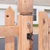 MARRTEUM Heavy Duty Self Locking Gate Gravity Latch Automatic Spring