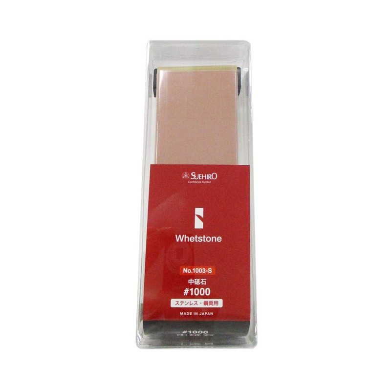 Suehiro WA#1000 No.1003-S Medium Whetstone with Stand, Stainless Steel, Dual