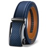KEMISANT Men's Belt, Leather Belt Ratchet Automatic Buckle for Men