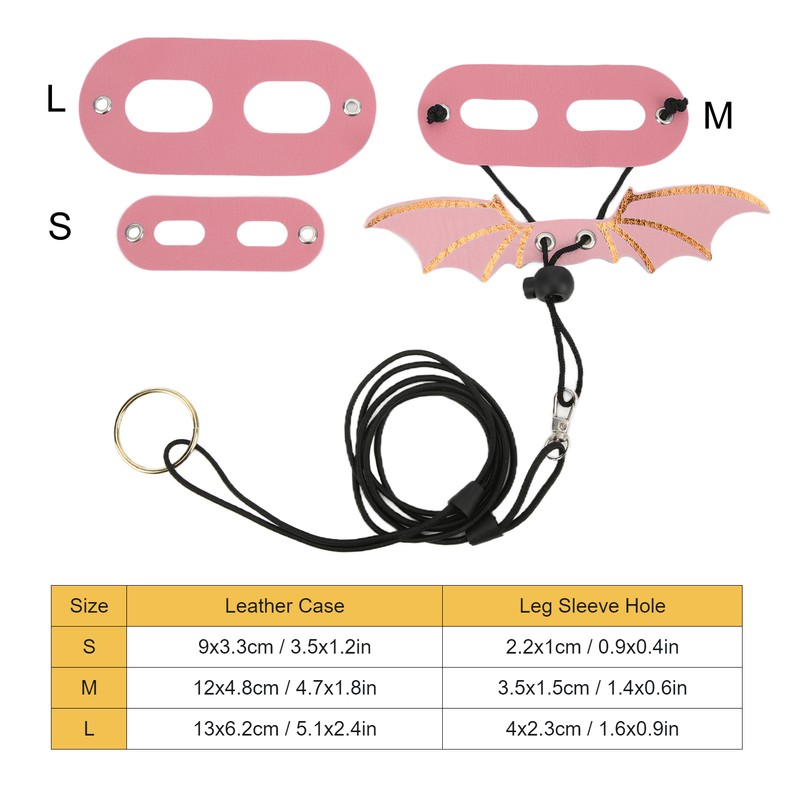 Adjustable Lizard Leash Bearded Dragon Harness Soft for Reptiles Small